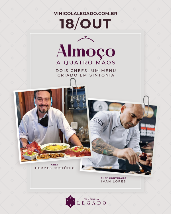 Almoço a quatro mãos  -ADULTO