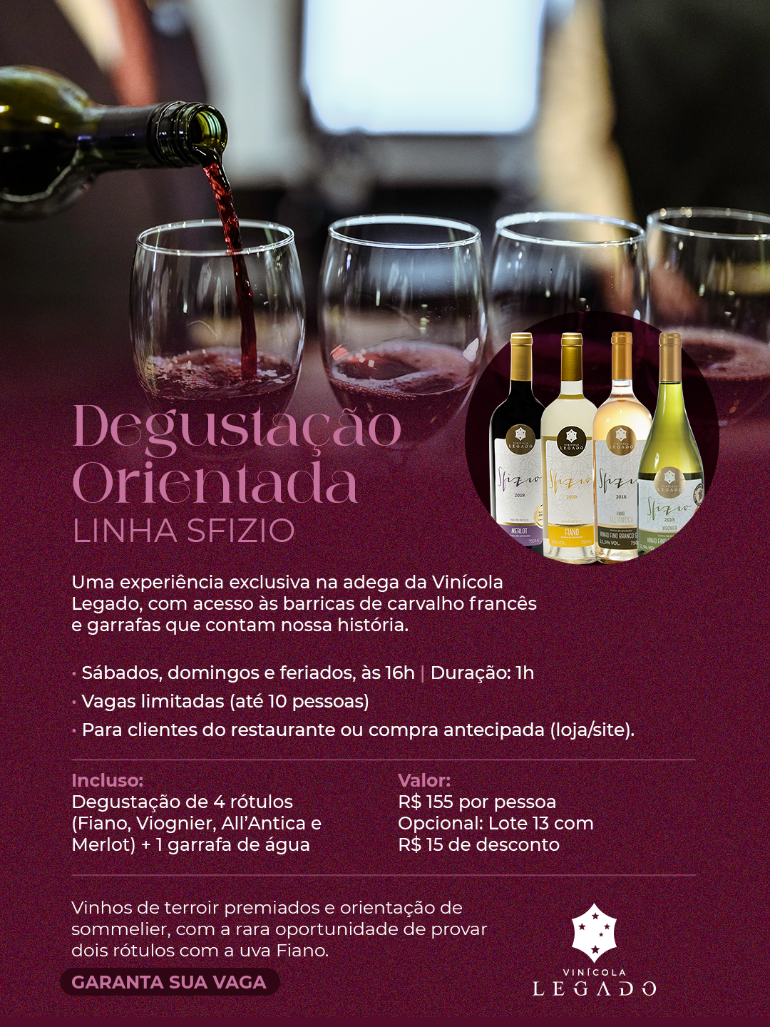 Degustação orientada Linha Sfizio